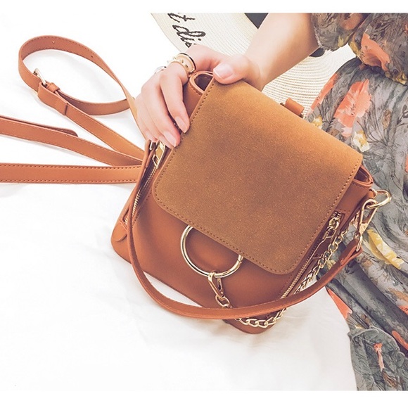 Just In! 🆕 VERONA O Ring Chain Buckle Backpack - Picture 2 of 8